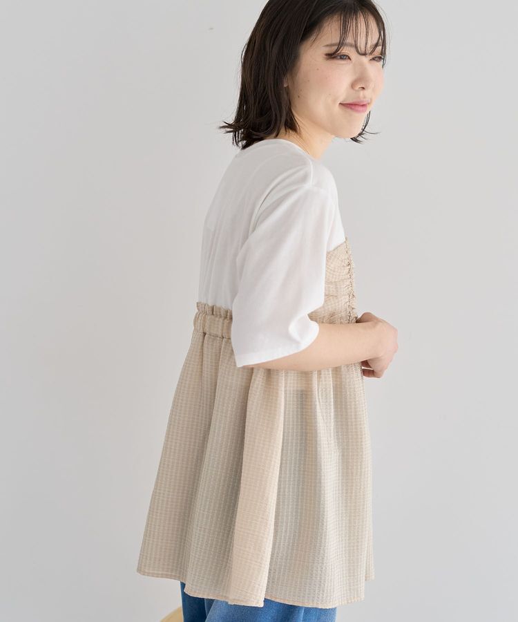 Green Parks「ビスチェドッキングプルオーバー」|Tシャツ・カットソー|