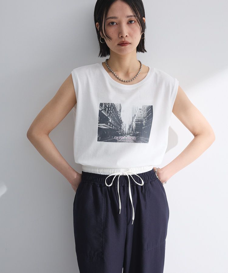 Green Parks「ノースリーブフォトプルオーバー」|Tシャツ・カットソー|