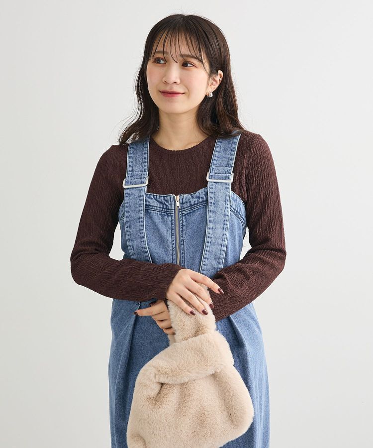 Green Parks「・SUGAR SPOON 2wayデニムジャンスカ」|ジャンパースカート|