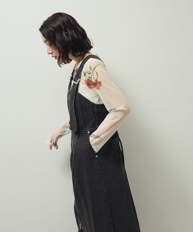 Green Parks「・SUGAR SPOON 2wayデニムジャンスカ」|ジャンパースカート|