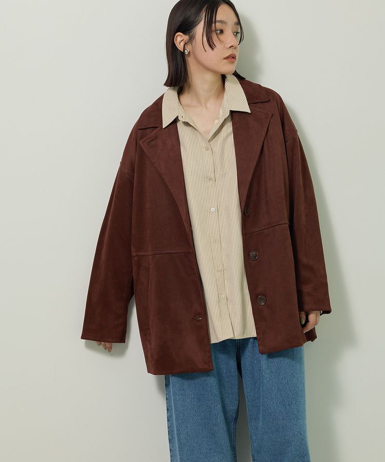 Green Parks「シルキータッチストライプシャツ」|シャツ・ブラウス|