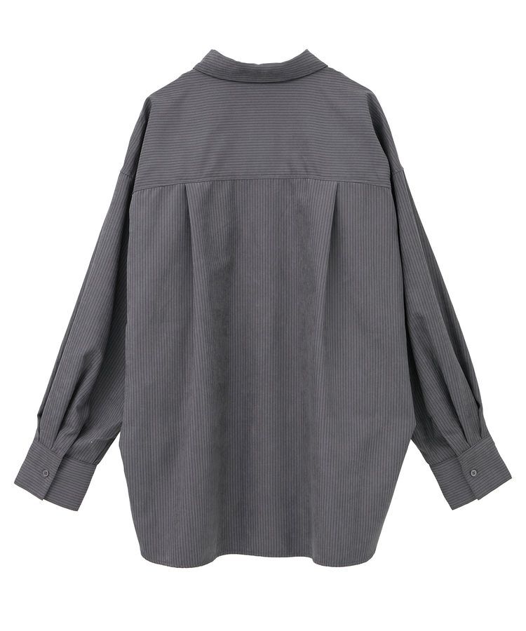 Green Parks「シルキータッチストライプシャツ」|シャツ・ブラウス|