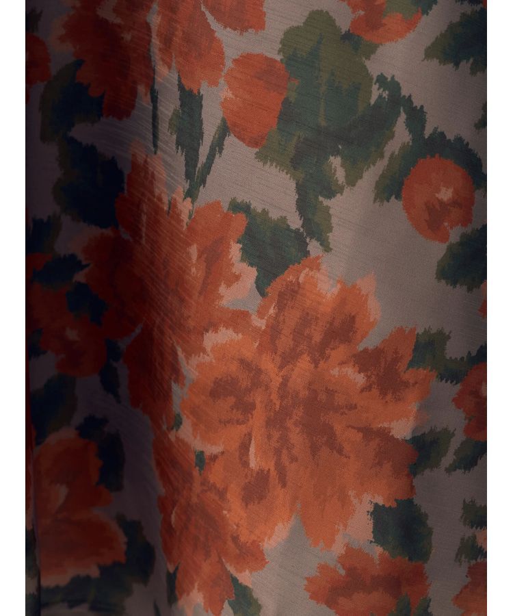 YECCA VECCA「ヴィンテージフラワー柄フレアスカート」|フレア|