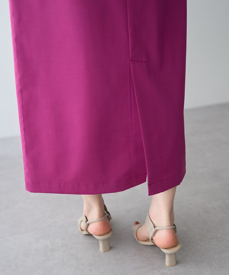 YECCA VECCA「レースアップナロースカート」|タイト|