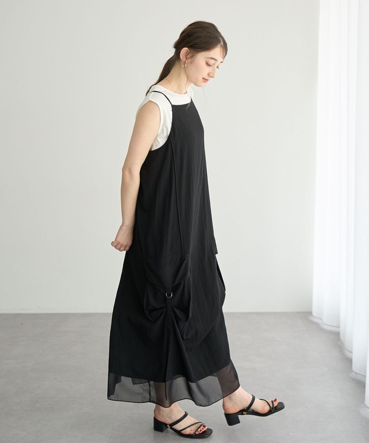 Editt by YECCA VECCA「【接触冷感】カーゴキャミワンピース」|ワンピース|