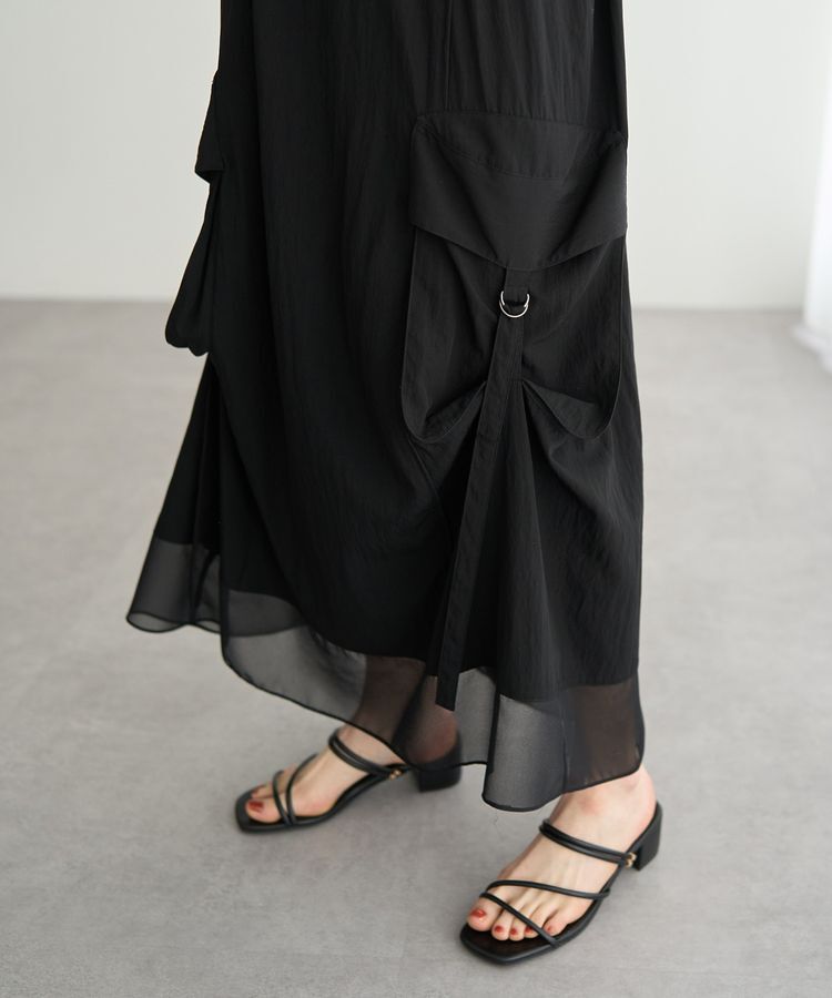 Editt by YECCA VECCA「【接触冷感】カーゴキャミワンピース」|ワンピース|