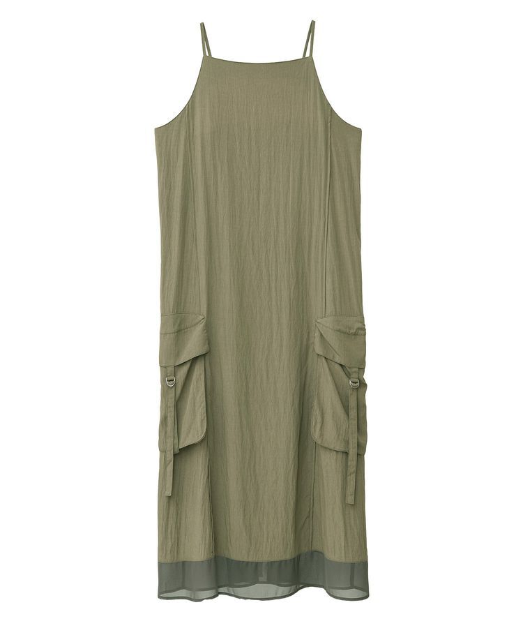 Editt by YECCA VECCA「【接触冷感】カーゴキャミワンピース」|ワンピース|