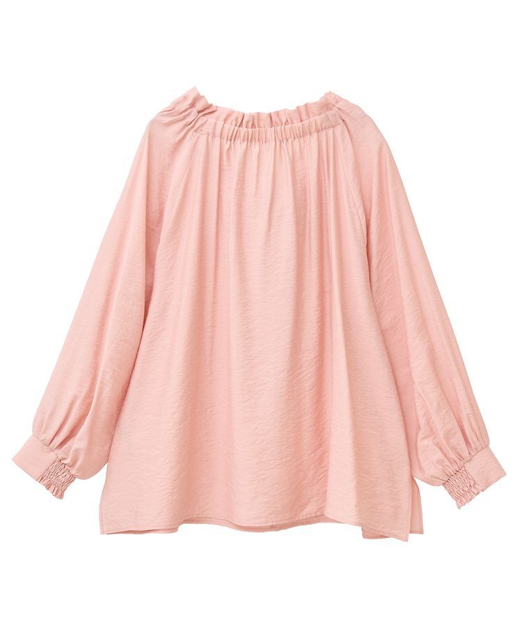 YECCA VECCA「フリルギャザーボウタイブラウス」|シャツ・ブラウス|