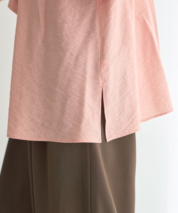 YECCA VECCA「フリルギャザーボウタイブラウス」|シャツ・ブラウス|