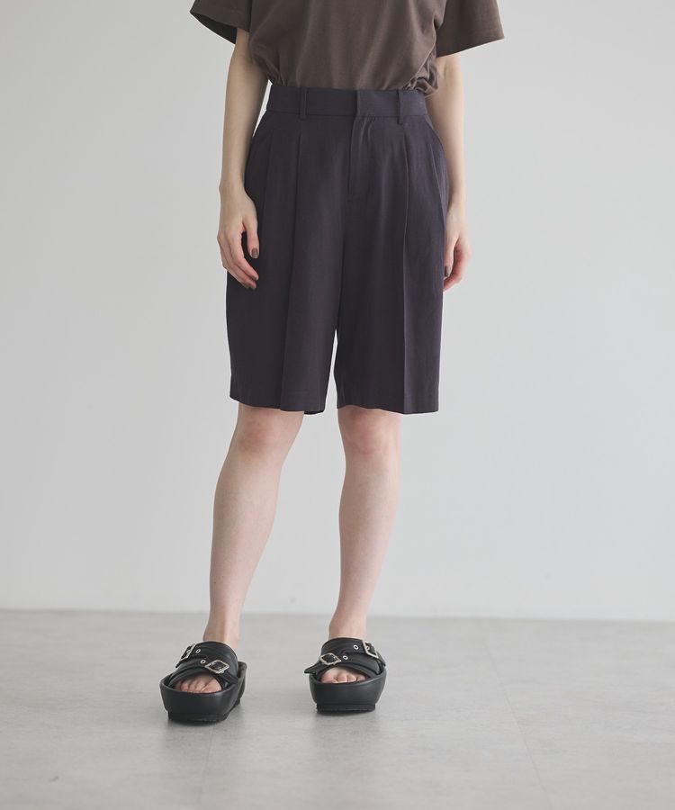 GARAGE OF GOOD CLOTHING「リネンクロスショートパンツ」|その他|Navy