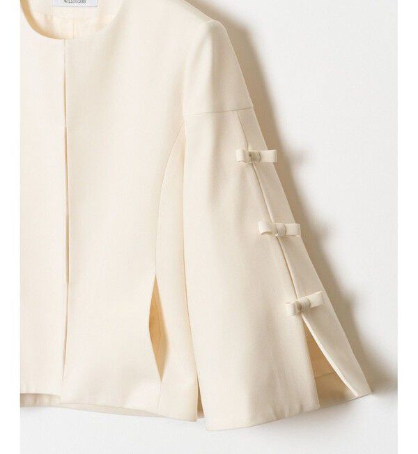 LOULOU WILLOUGHBY「《ドラマ着用》【LOULOU WILLOUGHBY】ダブルクロスリボンジャケット」|その他|