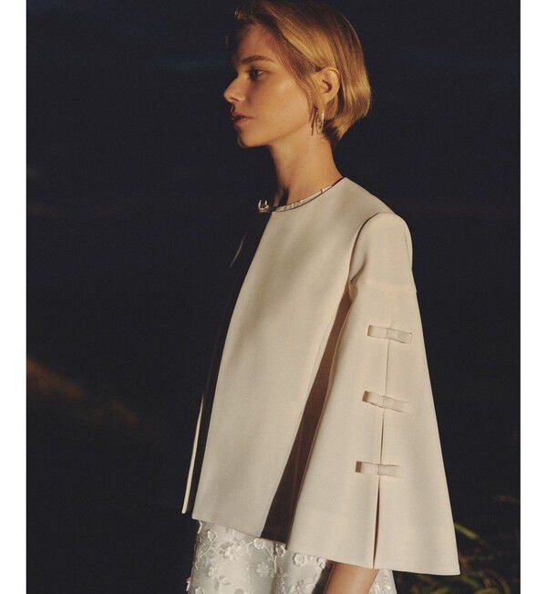 LOULOU WILLOUGHBY「《ドラマ着用》【LOULOU WILLOUGHBY】ダブルクロスリボンジャケット」|その他|