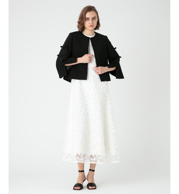 LOULOU WILLOUGHBY「《ドラマ着用》【LOULOU WILLOUGHBY】ダブルクロスリボンジャケット」|その他|