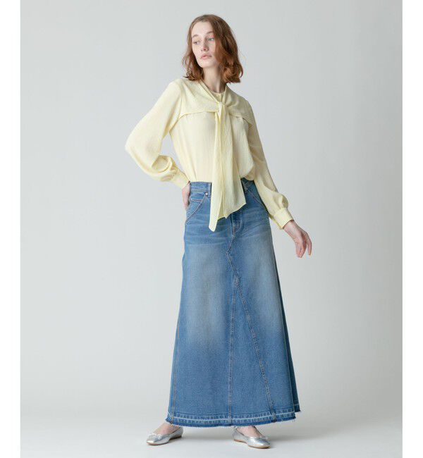 allureville「スムージーリップスカーフネックブラウス」|シャツ・ブラウス|