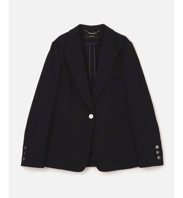 allureville「レノクロス1Bタイトジャケット」|テーラードジャケット|