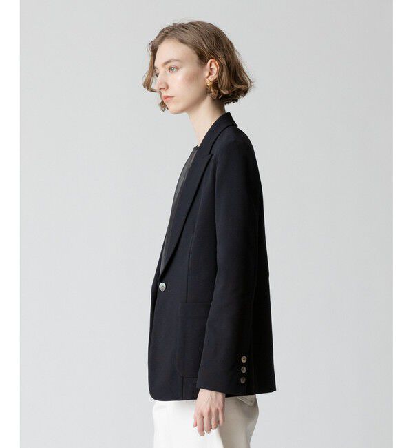 allureville「レノクロス1Bタイトジャケット」|テーラードジャケット|