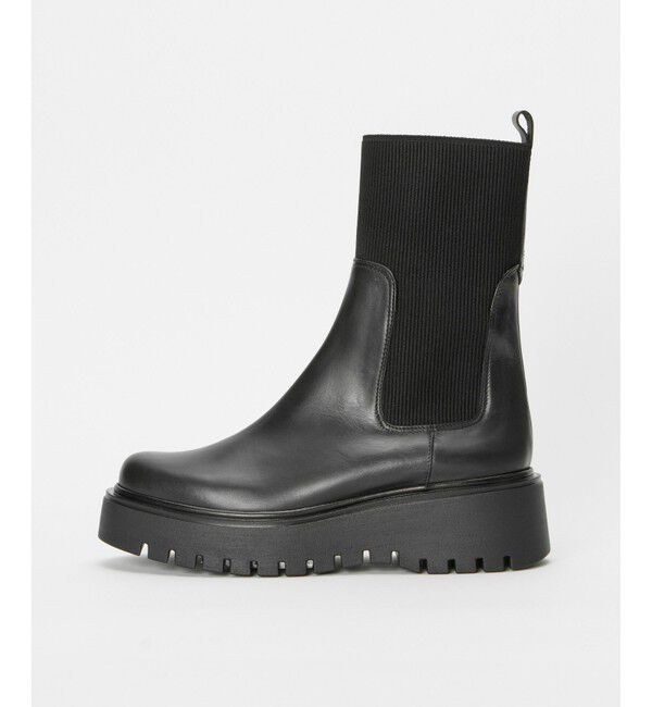 allureville「【alureville&times;CORSO ROMA 9】サイアドゴアショートブーツ」|ロングブーツ|