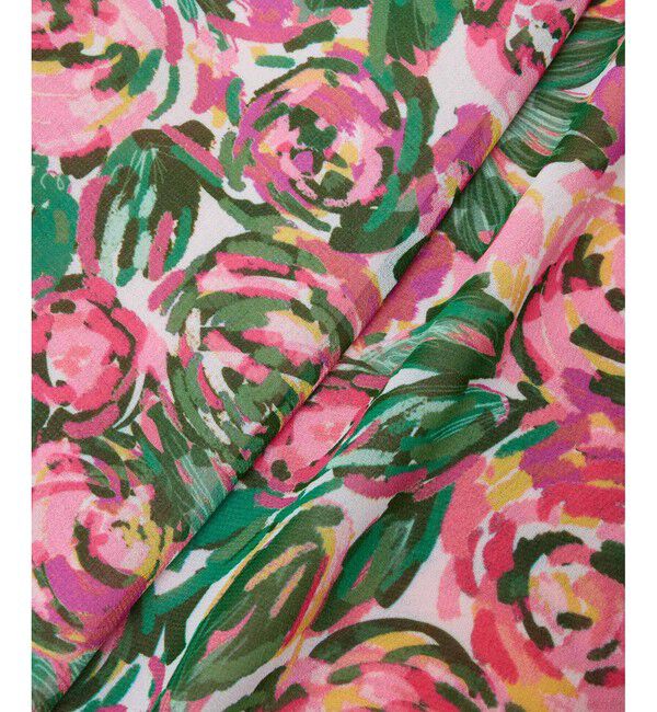 LOULOU WILLOUGHBY「【LOULOU WILLOUGHBY】SPRINTEXフラワープリントノースリワンピース」|ワンピース|