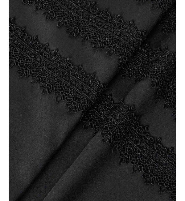 LOULOU WILLOUGHBY「【LOULOU WILLOUGHBY】ボーダーレースブラウス」|シャツ・ブラウス|