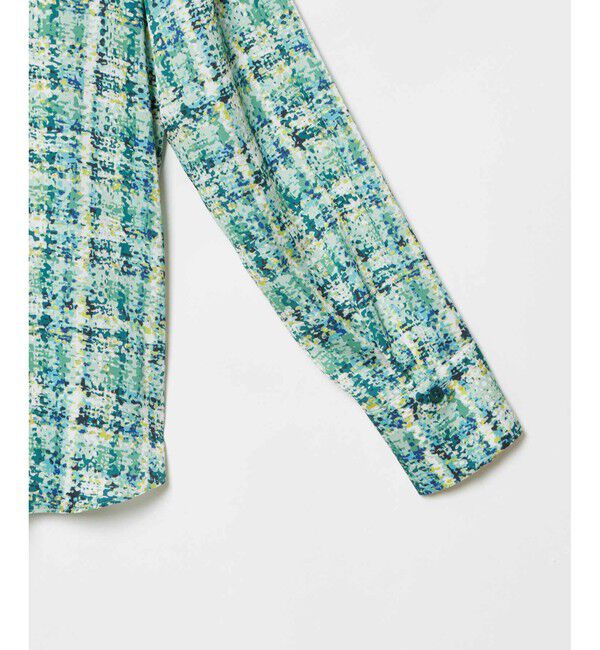 LOULOU WILLOUGHBY「【LOULOU WILLOUGHBY】チェックプリントボウタイブラウス」|シャツ・ブラウス|