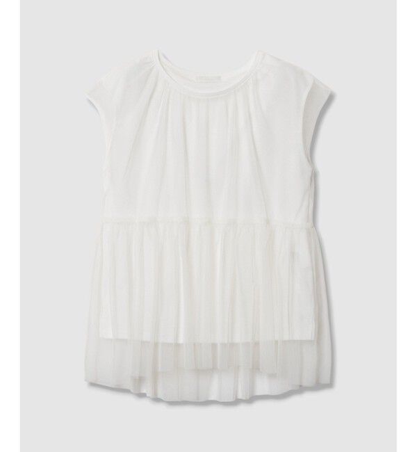 allureville「チュールドッキングイレヘムプルオーバー」|Tシャツ・カットソー|