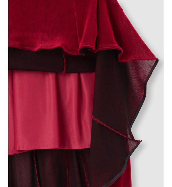 LOULOU WILLOUGHBY「【LOULOU WILLOUGHBY】チュールフロッキーマーメイドワンピース」|ワンピース|