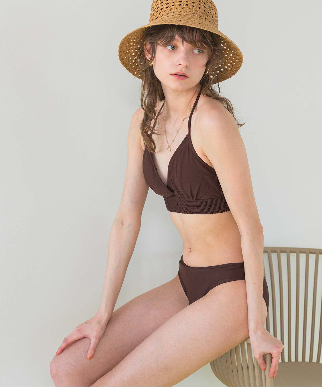 SEA DRESS「バックリボンホルターネックビキニ/水着」|ビキニ|