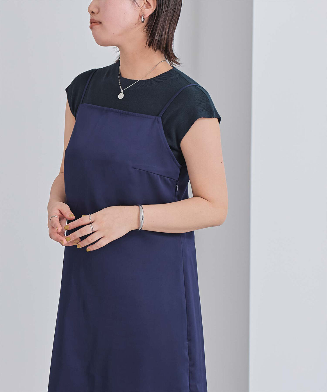 ur's「プチハイネックフレンチスリーブニット」|ニット・セーター|