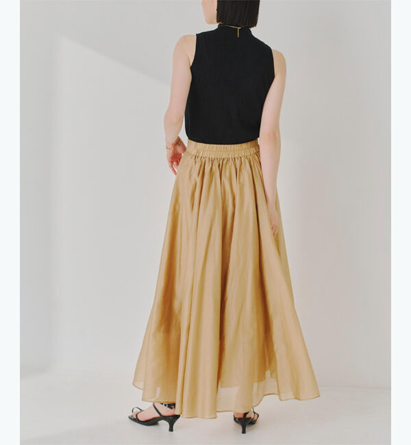 titivate「シアータックギャザースカート」|スカート|