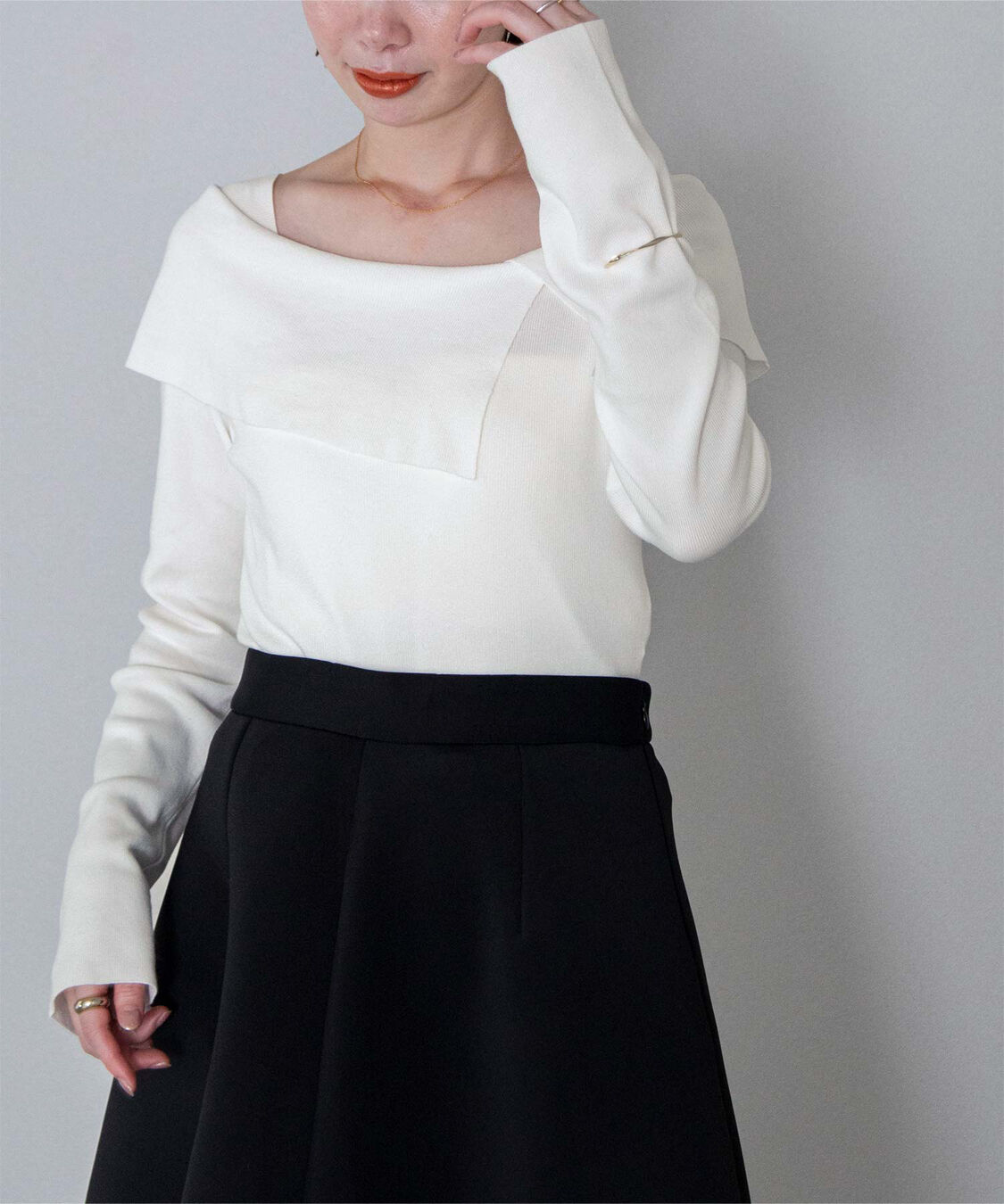 ur's「ケープデザインニット」|ニット・セーター|