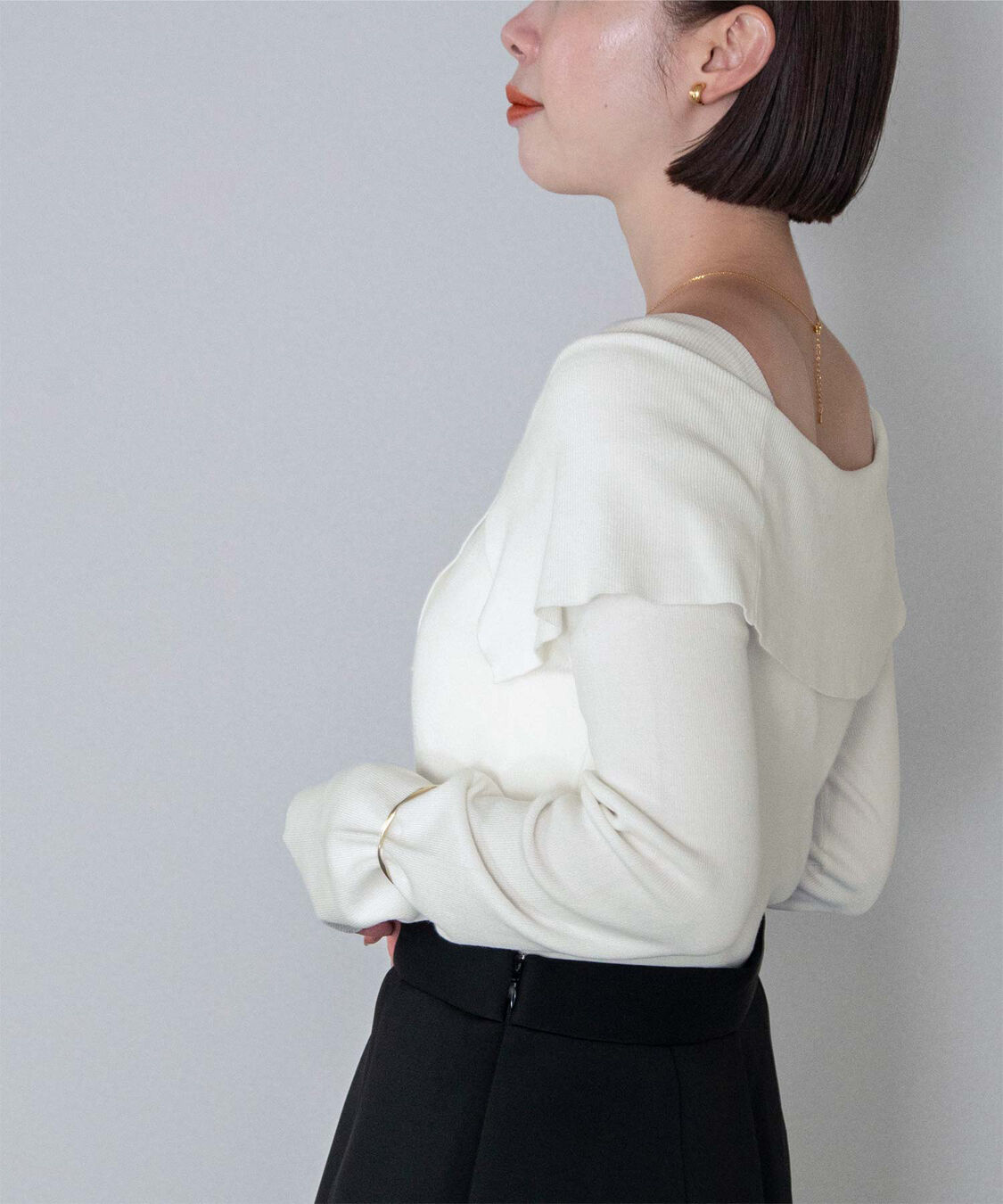 ur's「ケープデザインニット」|ニット・セーター|