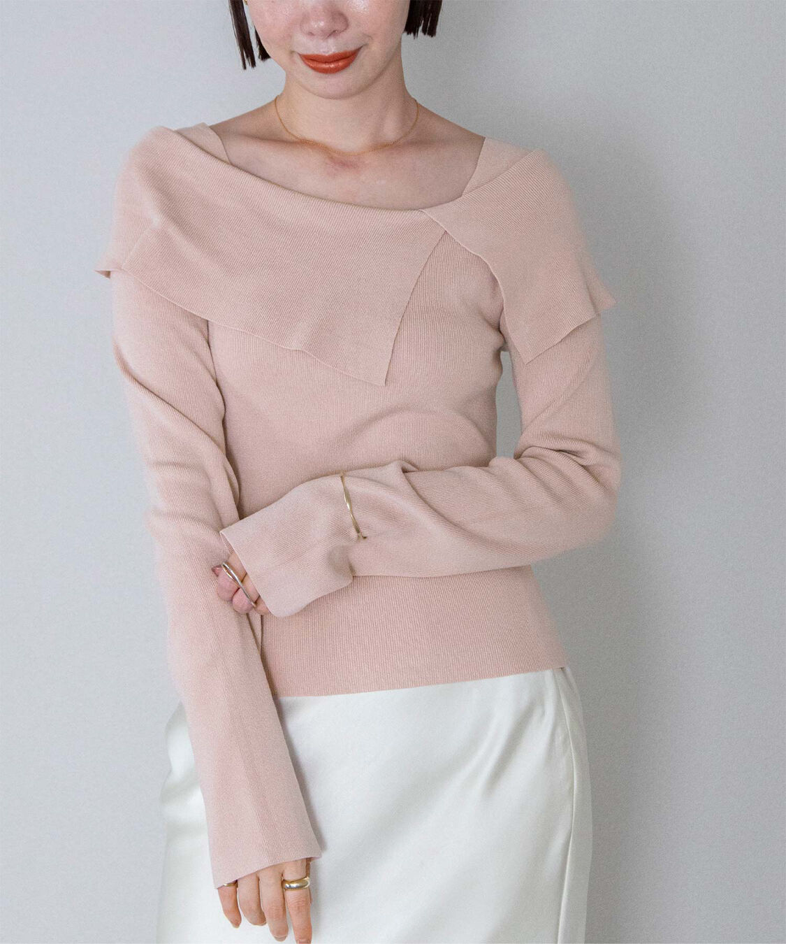 ur's「ケープデザインニット」|ニット・セーター|