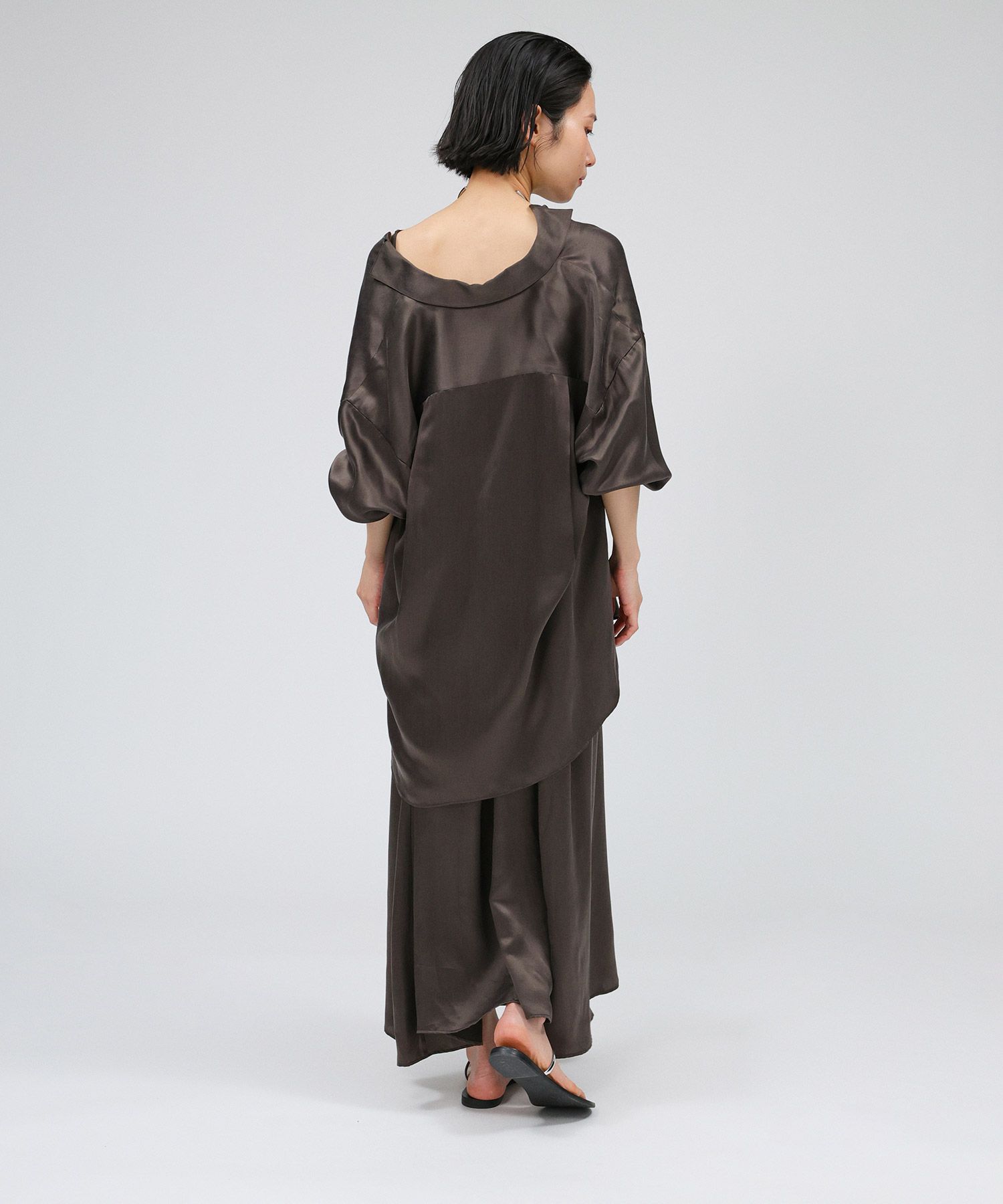 BABYLONE「ウォッシャブルシルクレーヨンシャツ」|シャツ・ブラウス|