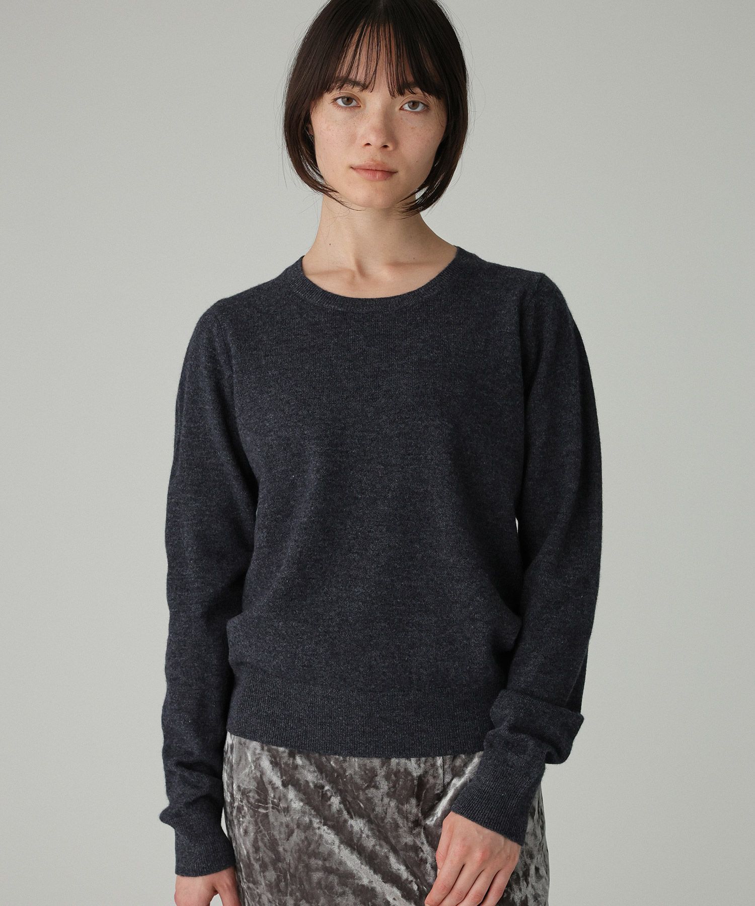 BABYLONE「【洗濯可】ウォッシャブルウールプルオーバー」|ニット・セーター|ﾁｬｺｰﾙ