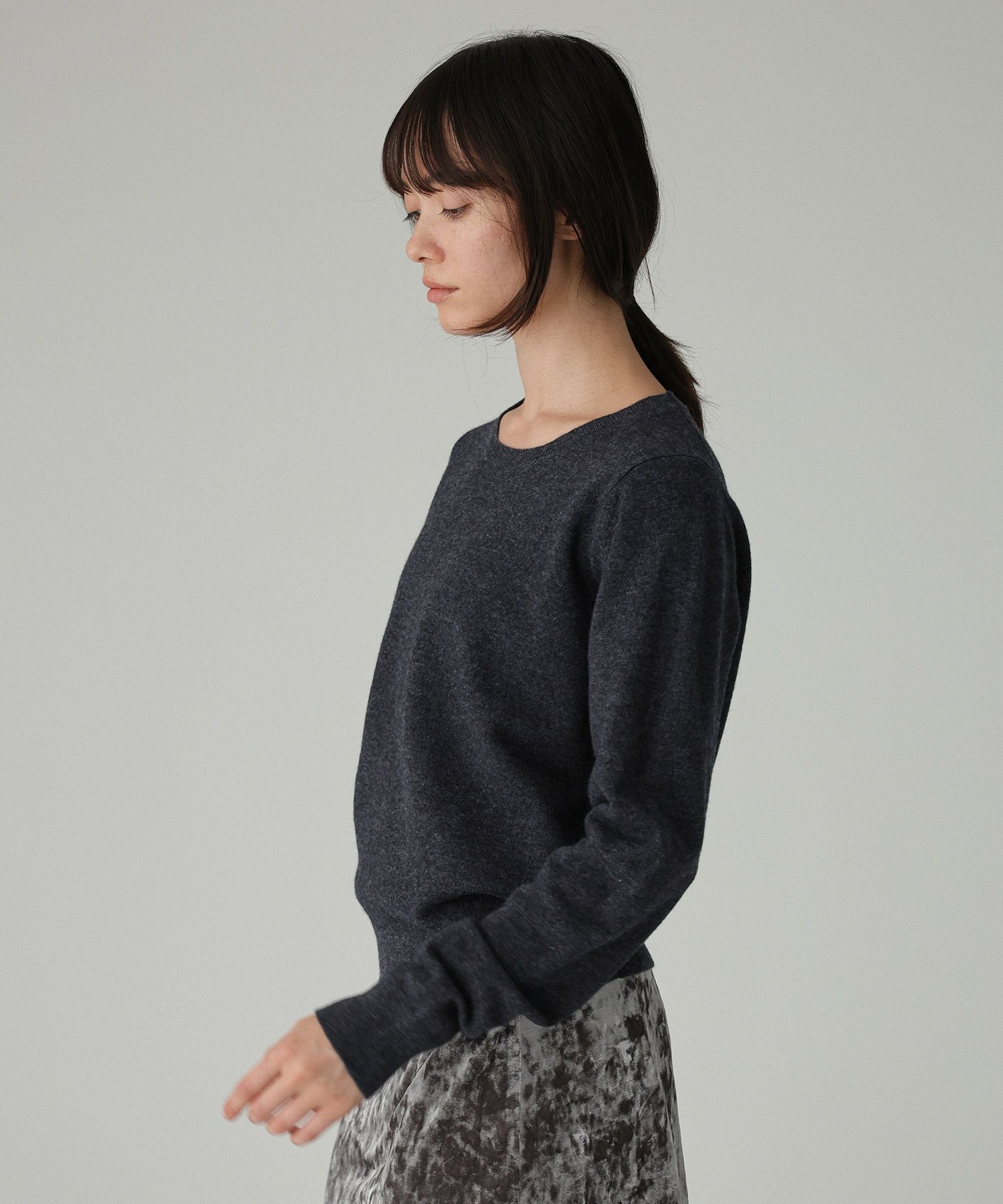 BABYLONE「【洗濯可】ウォッシャブルウールプルオーバー」|ニット・セーター|