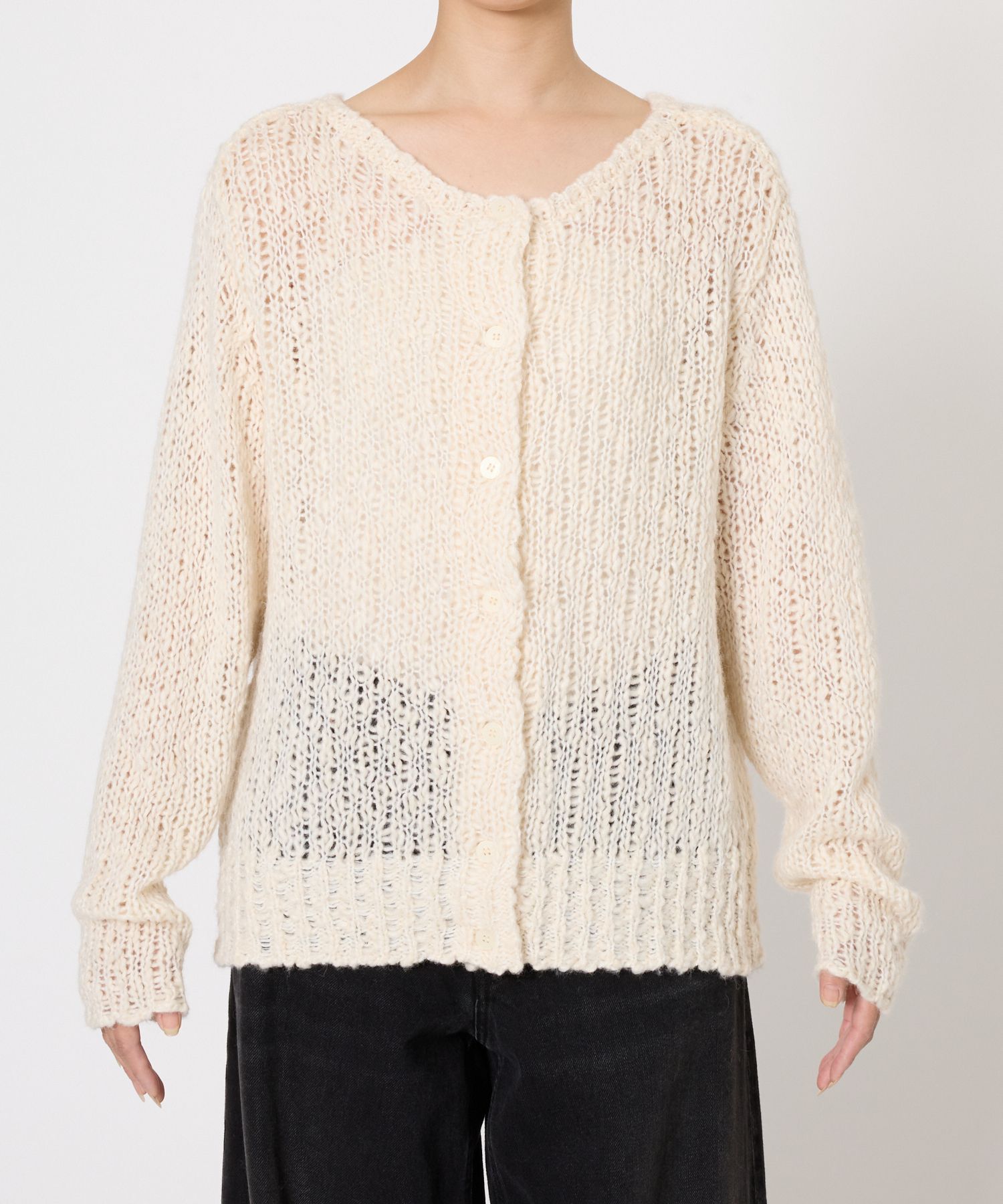 BABYLONE「ローゲージニット2WAYプルオーバー」|ニット・セーター|