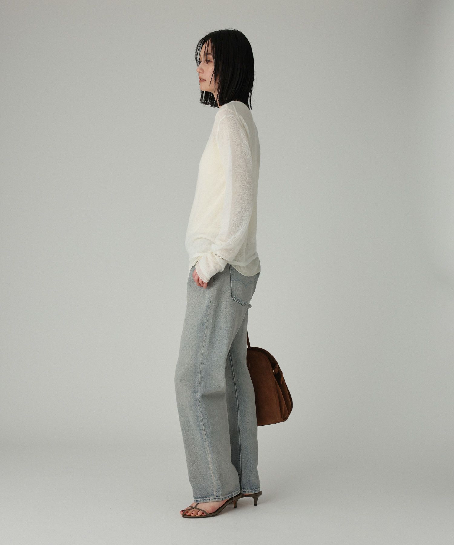 BABYLONE「シアークルーネックプルオーバー」|Tシャツ・カットソー|