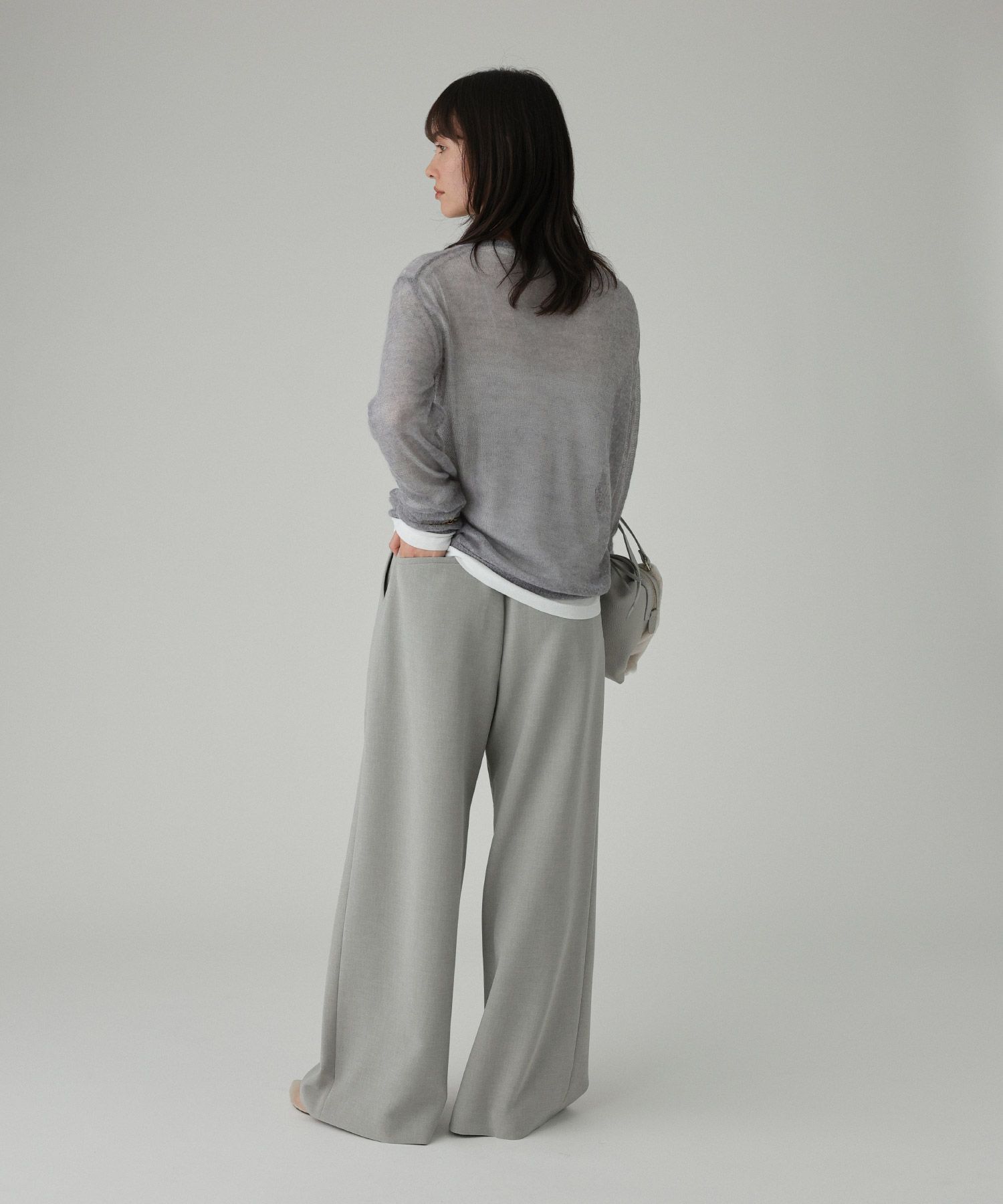 BABYLONE「シアークルーネックプルオーバー」|Tシャツ・カットソー|