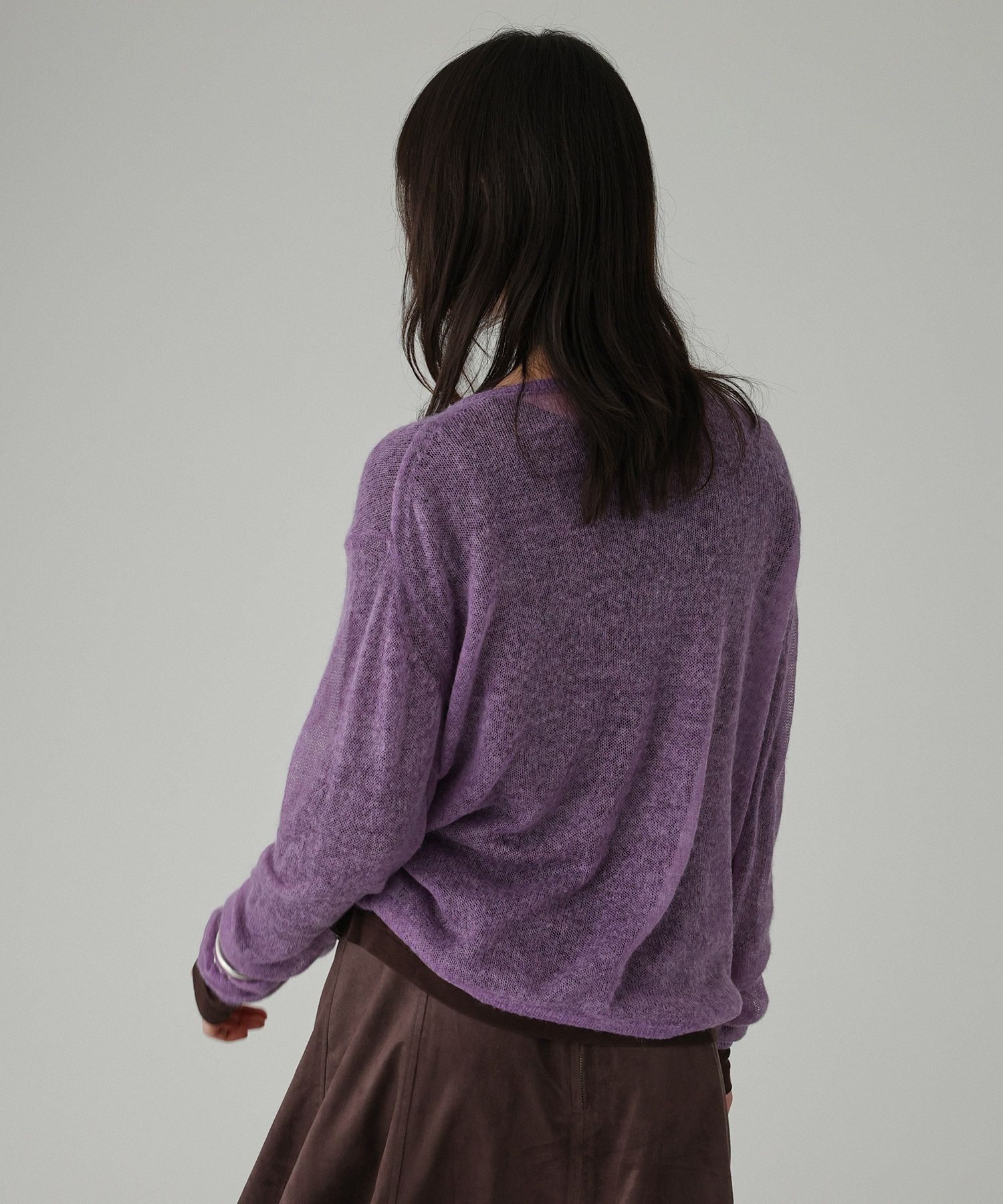 BABYLONE「シアークルーネックプルオーバー」|Tシャツ・カットソー|