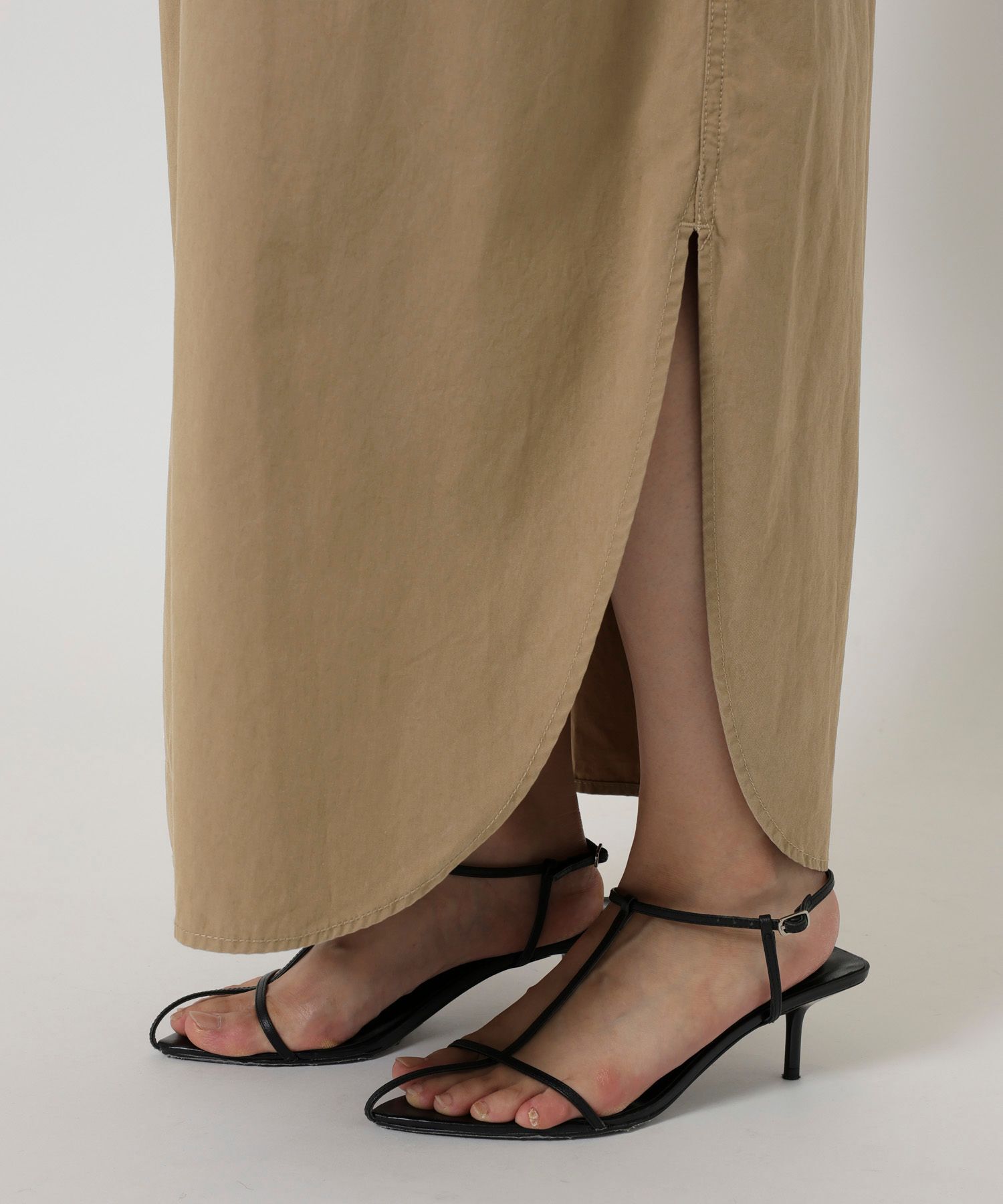 BABYLONE「ワークシャツワンピース」|ワンピース|