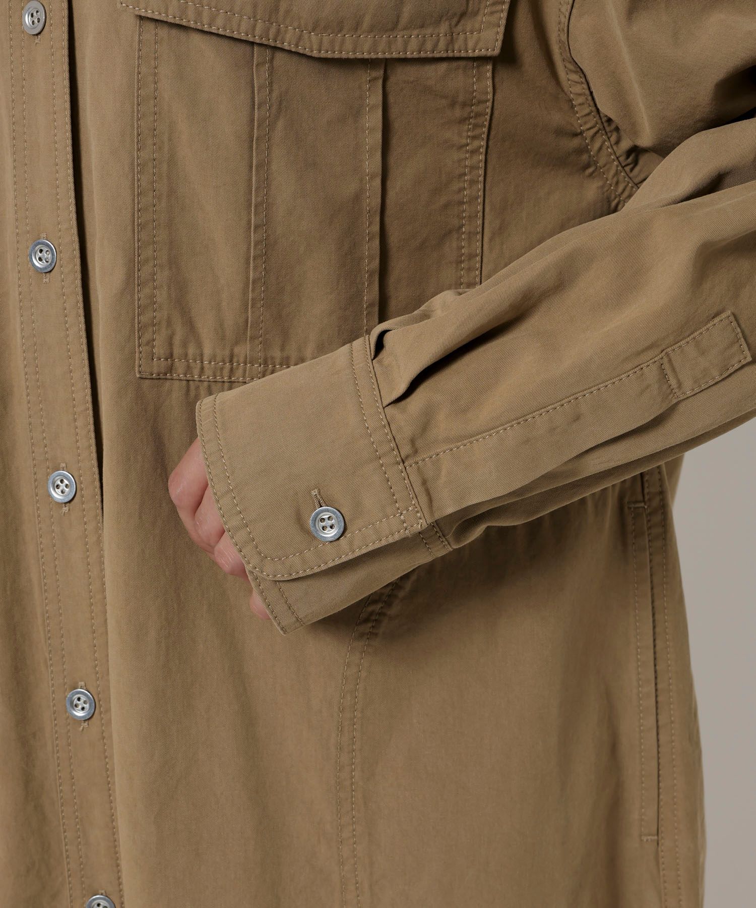 BABYLONE「ワークシャツワンピース」|ワンピース|