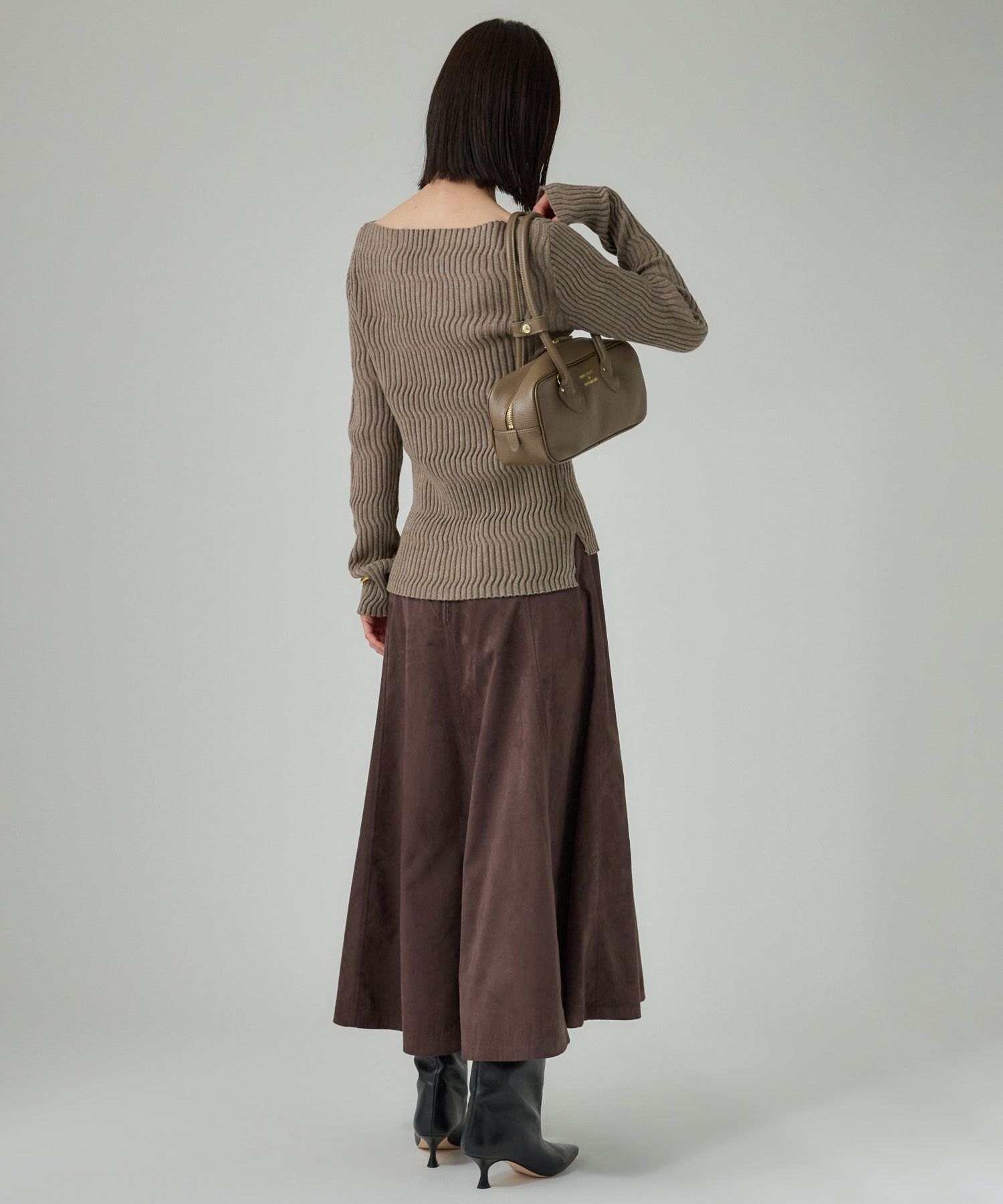 BABYLONE「シアリングガーターニットプルオーバー」|ニット・セーター|