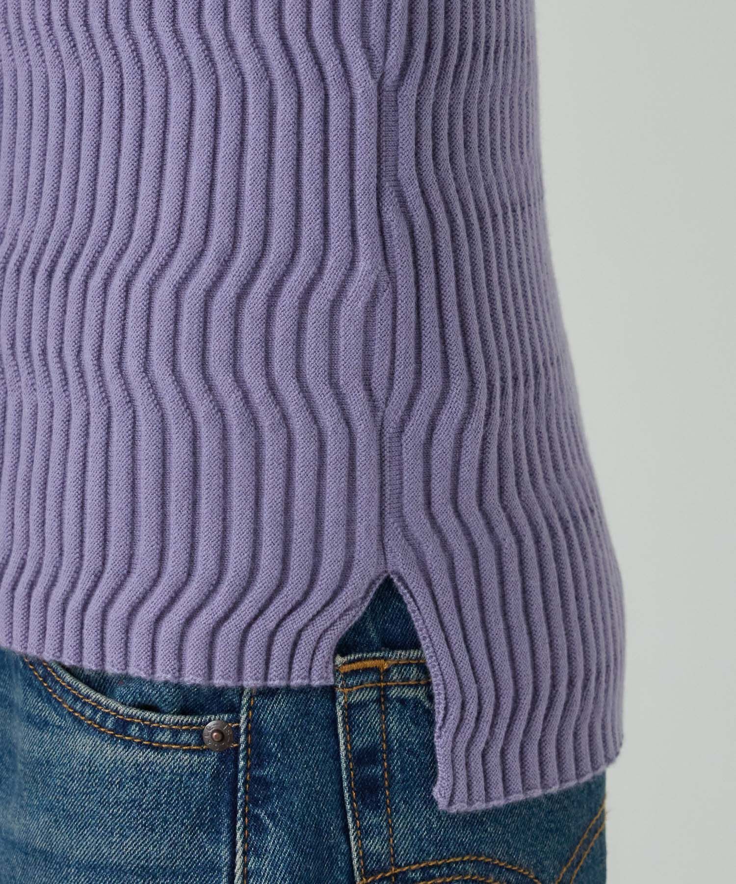 BABYLONE「シアリングガーターニットプルオーバー」|ニット・セーター|