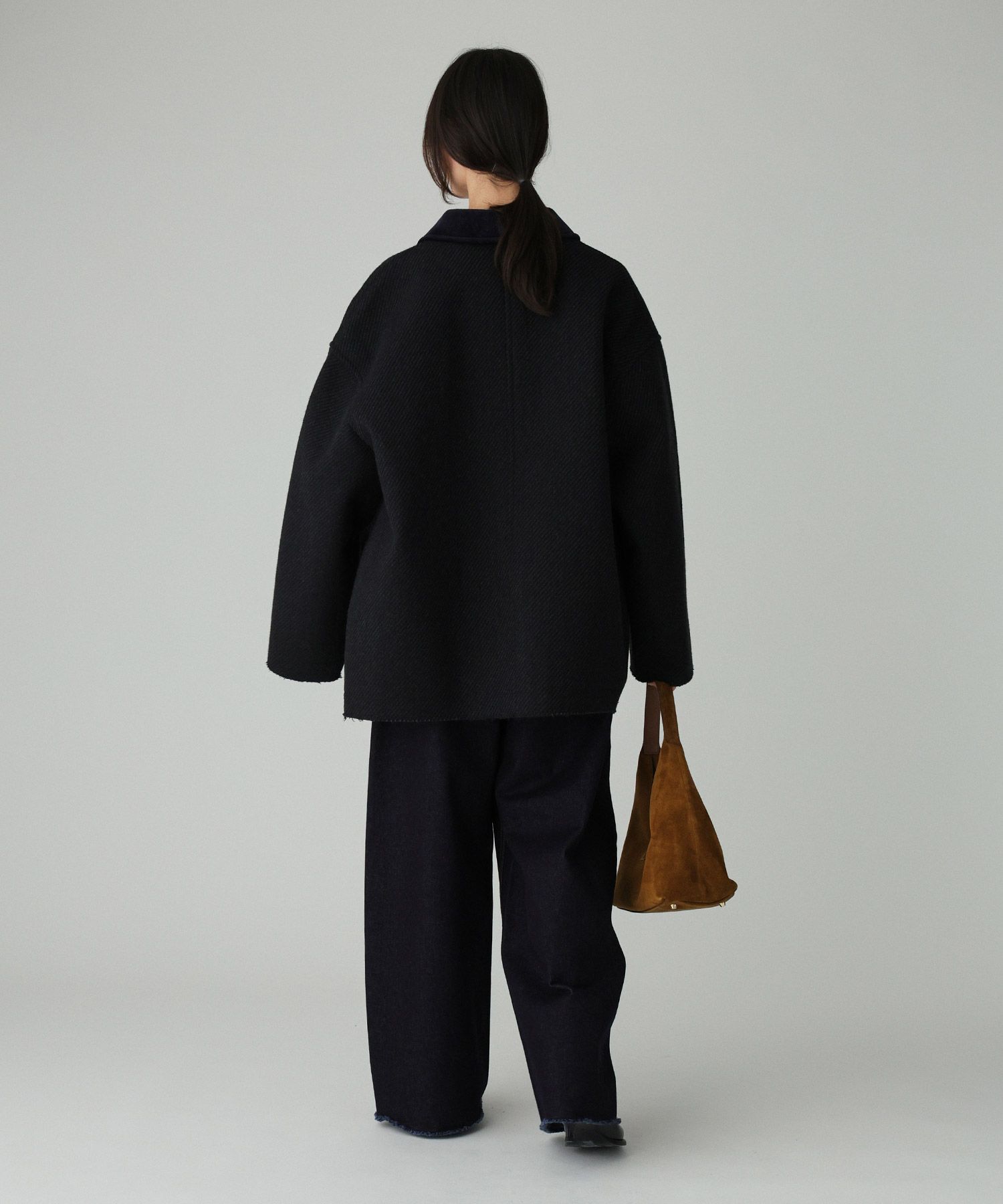 BABYLONE「カルゼボンディングコート」|ピーコート|