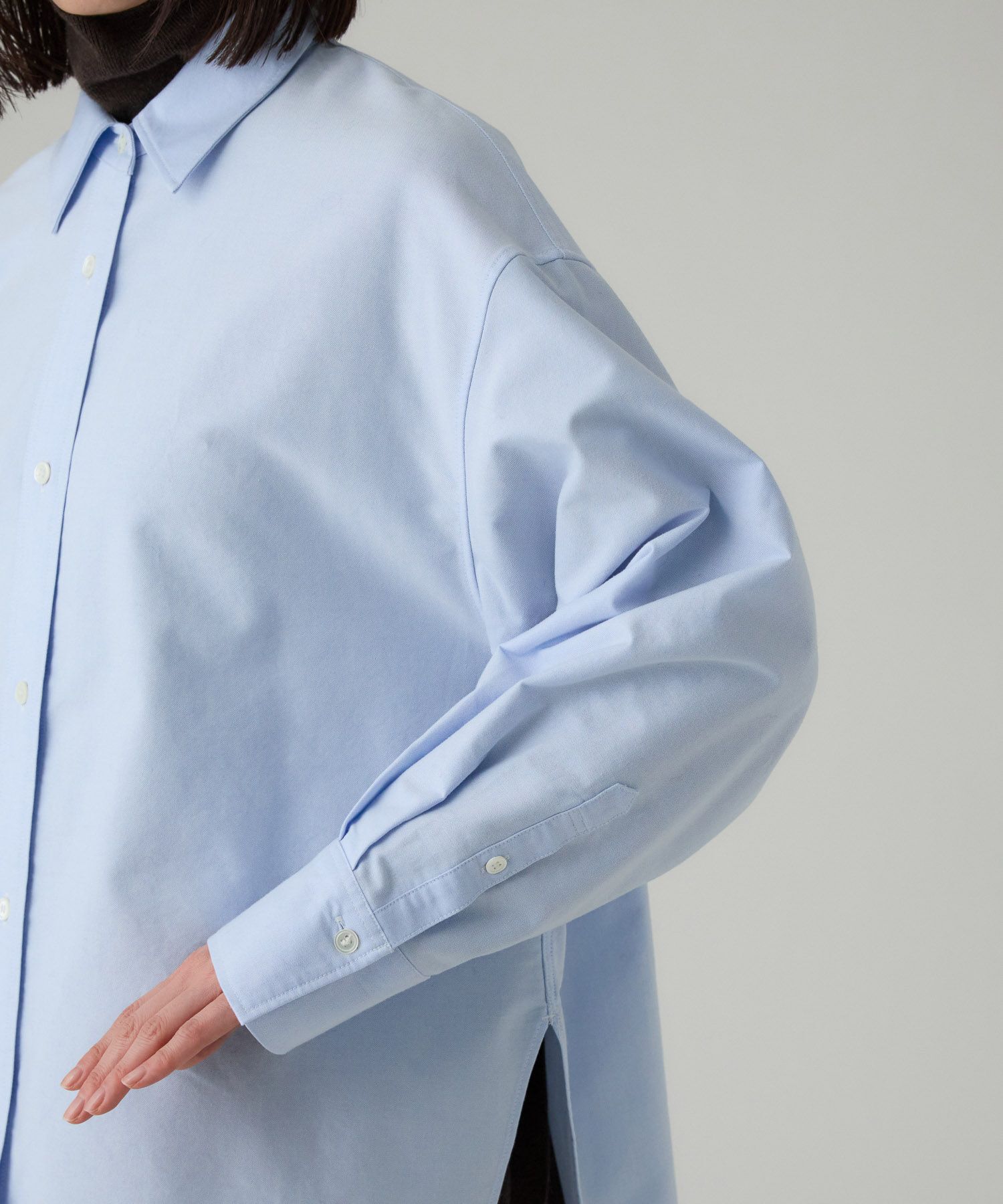 BABYLONE「オックス刺繍オーバーシャツ」|シャツ・ブラウス|