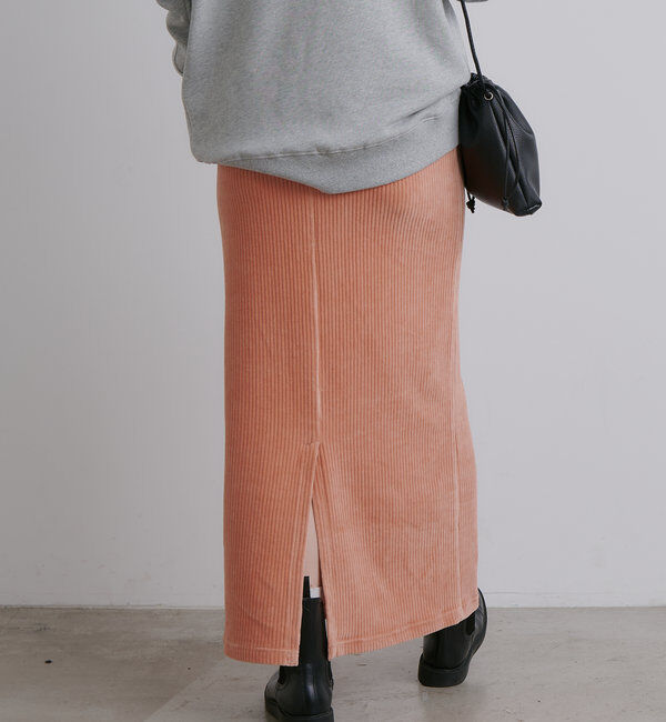  「【低身長・高身長対応】ストレッチコールスカート」|スカート|