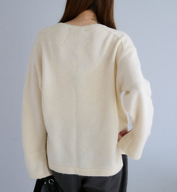  「【Du noir】FOX混袖口スリットニット」|ニット・セーター|