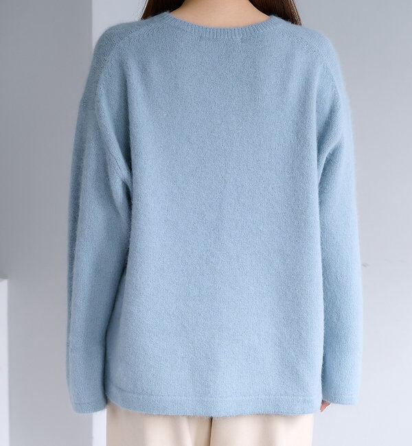  「【Du noir】FOX混袖口スリットニット」|ニット・セーター|