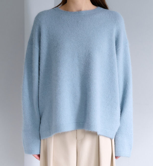  「【Du noir】FOX混袖口スリットニット」|ニット・セーター|