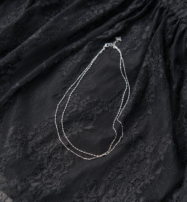  「ダブルチェーンネックレス」|ネックレス|